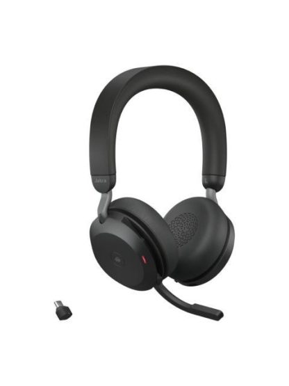 JABRA AUDIFONOS CON MICROFONO EVOLVE2 75 MS BLUETOOTH INALAMBRICO USB-C NEGRO - CON SOPORTE DE CARGA - Image 3