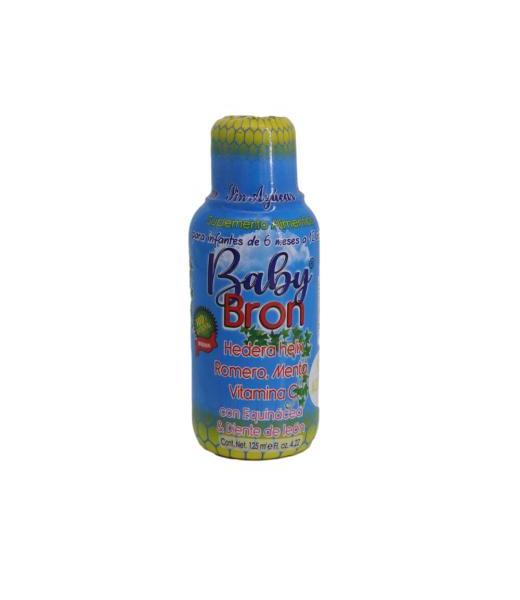 JARABE BABY BRON 125 ML SIN AZUCAR HEREDA HELIXROMEROMENTA VITAMI GRUPO OMEGA