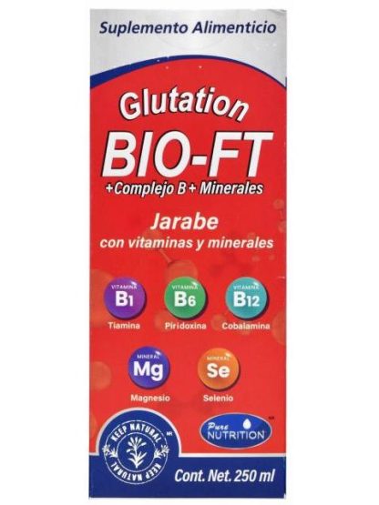 JARABE BIO FT COMPLEJO B MINERALES 250 ML PURE NUTRITION