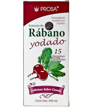 JARABE DE RABANO YODADO 340 ML PROSA
