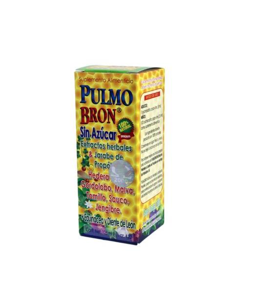 JARABE PULMO BRON SIN AZUCAR 125 ML. EXTRACTOS HERBALES & JARABE GRUPO OMEGA