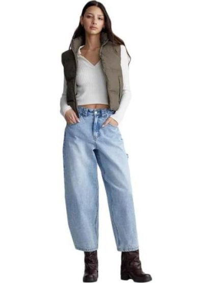 JEANS CROPRED GRIS ATMOSPHERE DNM - Image 5