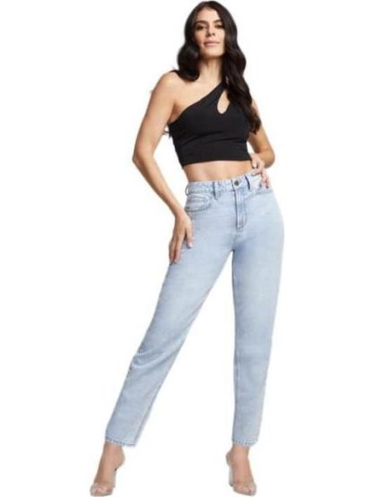 JEANS MOM CINTURA SUPERALTA GRIS SEVEN JEANS - Image 5