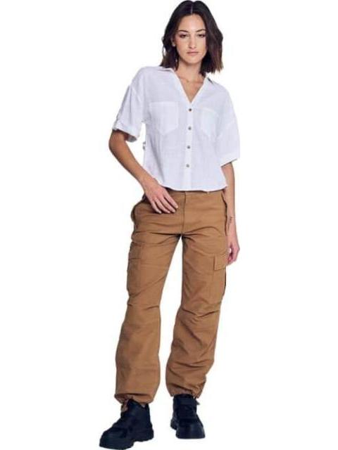 JEANS PARACHUTE CINTURA REGULAR CAFE SANTA LOLA - Image 3