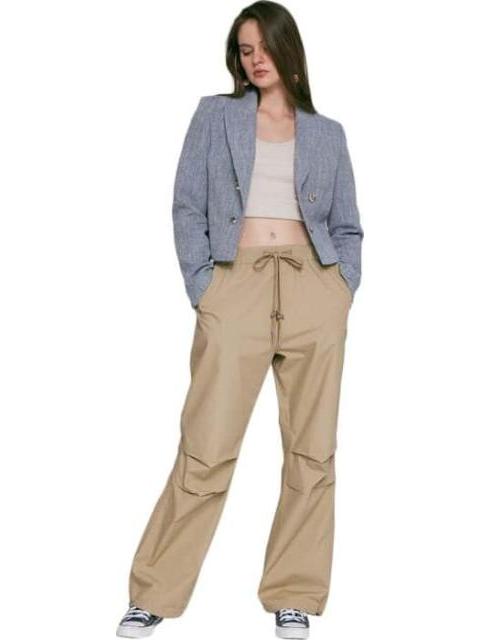 JEANS PARACHUTE CINTURA REGULAR CAMEL SANTA LOLA
