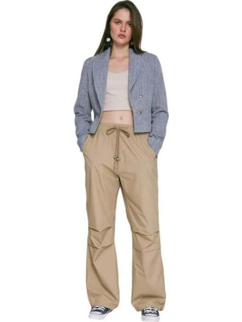 JEANS PARACHUTE CINTURA REGULAR CAMEL SANTA LOLA - Image 6