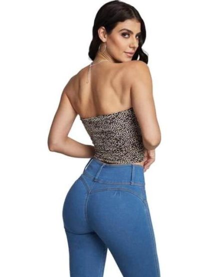 JEANS PUSH UP CINTURA ALTA GRIS SEVEN JEANS - Image 3
