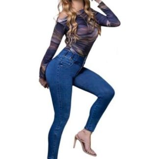 JEANS SKINNY GRIS FERGINO
