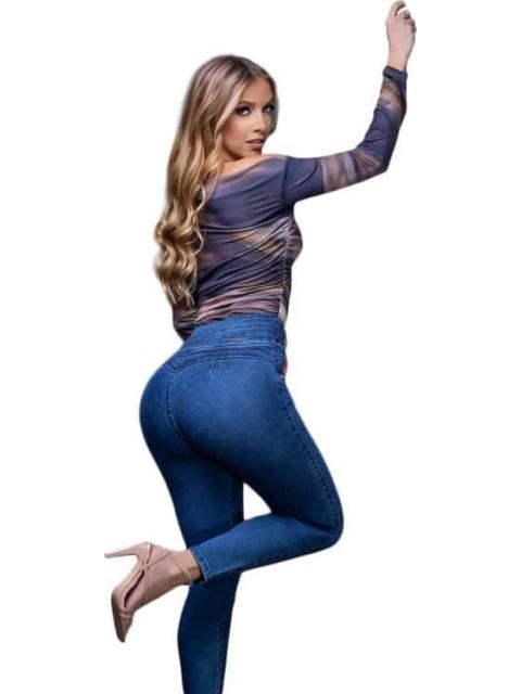 JEANS SKINNY GRIS FERGINO - Image 3