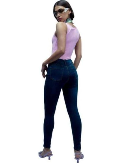 JEANS SUPERSKINNY CINTURA ALTA AZUL INDIGO ATMOSPHERE DNM - Image 4