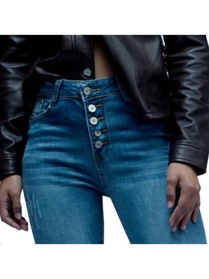 JEANS SUPERSKINNY CINTURA ALTA GRIS ATMOSPHERE DNM - Image 4