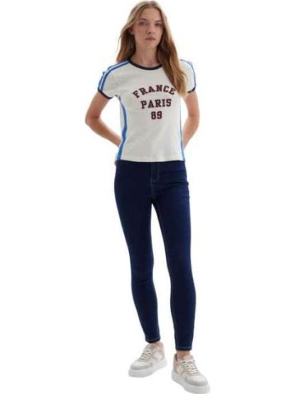JEANS SUPERSKINNY CINTURA ALTA AZUL INDIGO ATMOSPHERE DNM