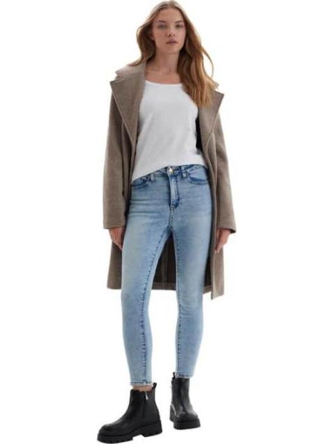 JEANS SUPERSKINNY CINTURA ALTA GRIS ATMOSPHERE DNM