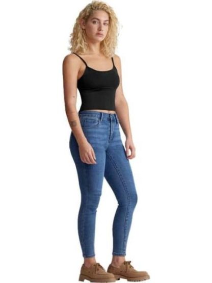 JEANS SUPERSKINNY CINTURA ALTA GRIS ATMOSPHERE DNM
