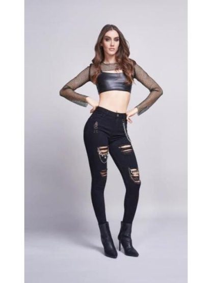 JEANS SUPERSKINNY RBD NEGRO SEVEN JEANS