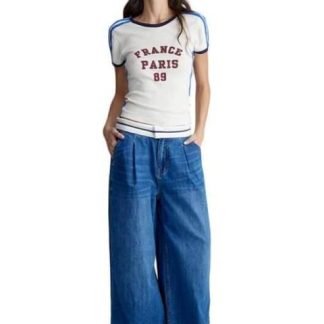 JEANS WIDE LEG GRIS ATMOSPHERE DNM