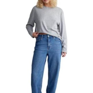 JEANS WIDE LEG GRIS ATMOSPHERE DNM