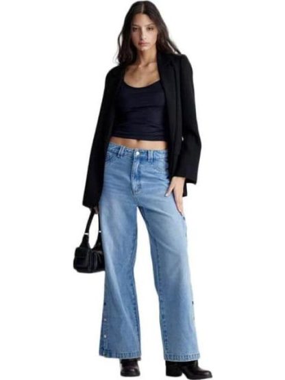 JEANS WIDE LEG GRIS ATMOSPHERE DNM - Image 5