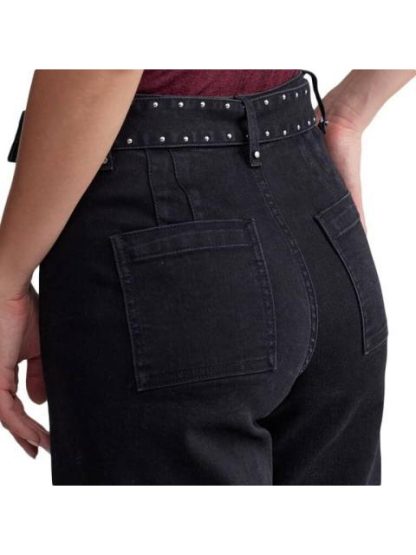 JEANS WIDE LEG NEGRO ATMOSPHERE DNM - Image 4
