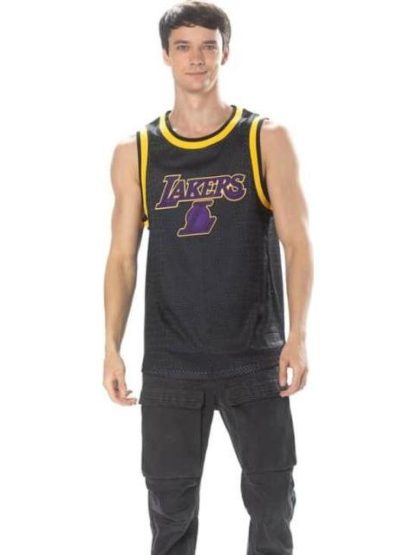 JERSEY LAKERS JERSEY NEGRO NBA