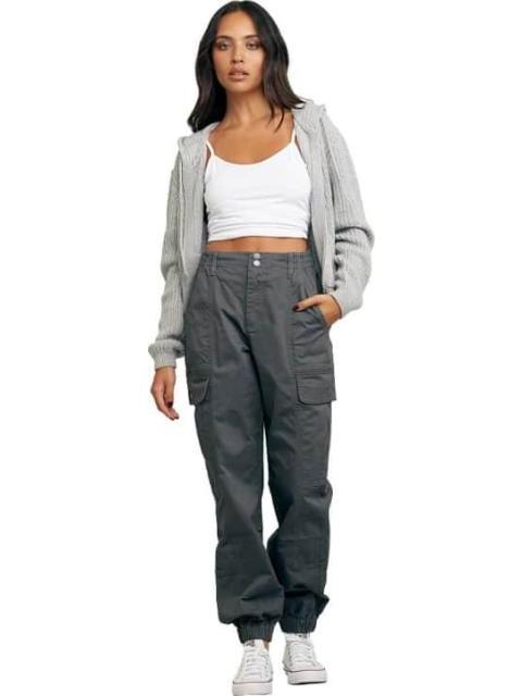 JOGGER CINTURA ALTA GRIS HOLLY LAND