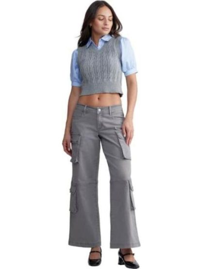 JOGGER CINTURA REGULAR GRIS SANTA LOLA