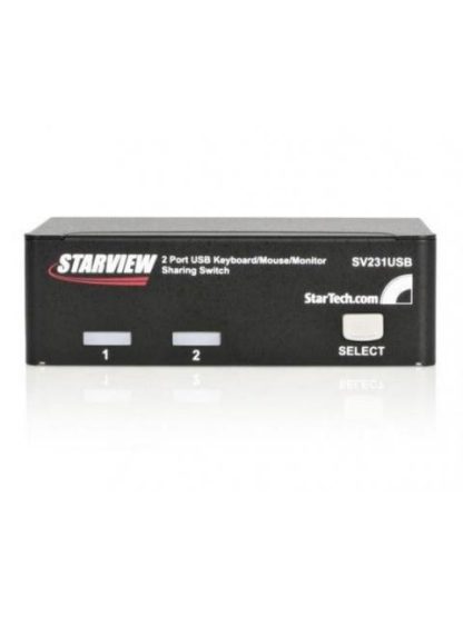 STARTECH  JUEGO CONMUTADOR KVM SV231USB 2 PUERTOS VGA CON CABLES - Image 3