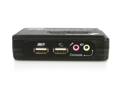 STARTECH  SWITCH KVM USB 2 PUERTOS CON AUDIO Y CABLES - Image 3