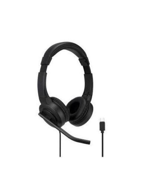 KENSINGTON AUDIFONOS CON MICROFONO H1000 ALAMBRICO USB-C NEGRO