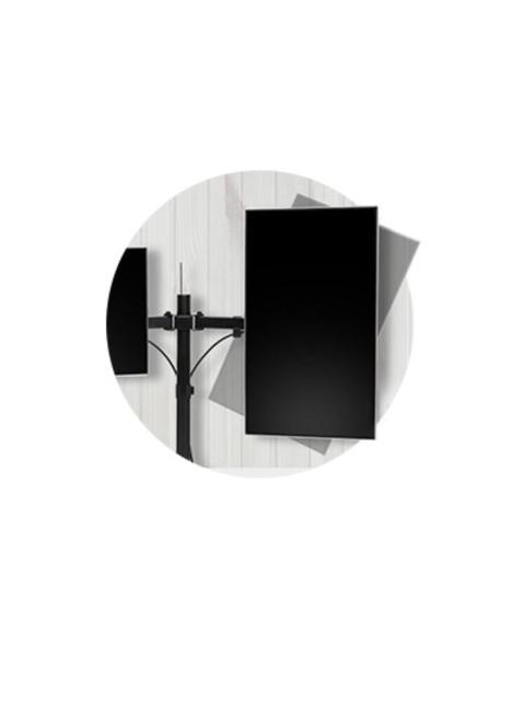 KENSINGTON SOPORTE DE ESCRITORIO PARA 2 MONITORES 32 HASTA 8KG NEGRO - Image 8