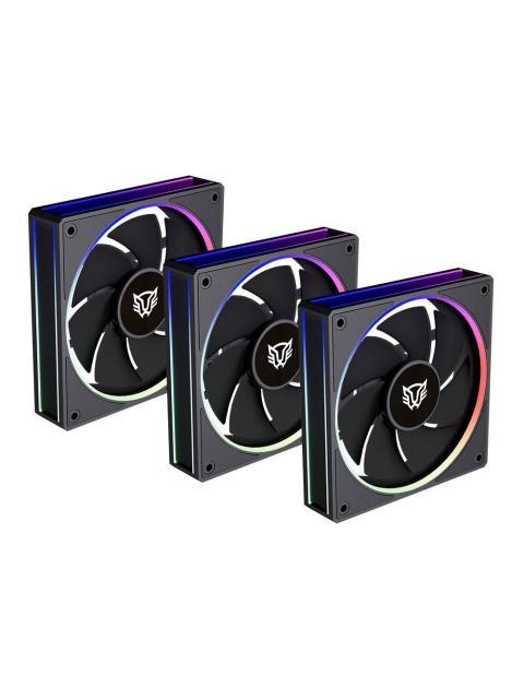 KIT 3 VENTILADORES 120MM EOLOX BORA EXB85R BALAM RUSH AZENDER SERIES VELOCIDAD 6001800 RPM NIVEL DE RUIDO 28DB