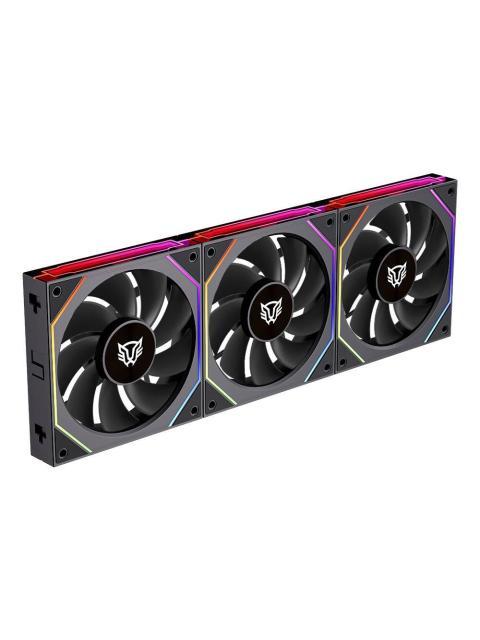 KIT 3 VENTILADORES 120MM EOLOX LINKR EXL95R BALAM RUSH LEGEND SERIES