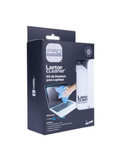 SILIMEX KIT LAPTOP CLEANER INCLUYE AIRE COMPRIMIDO 122G + LIMPIADOR LIQUIDO 100ML + CEPILLO + MICROFIBRA - Image 2