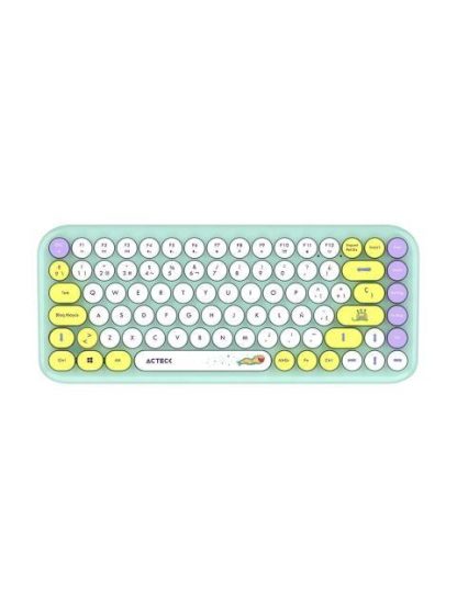 KIT DE TECLADO Y MOUSE ACTECK CREATOR CHIC K- COLORS MK480 INALAMBRICO RF INALAMBRICO MULTICOLOR ESPANOL - Image 2