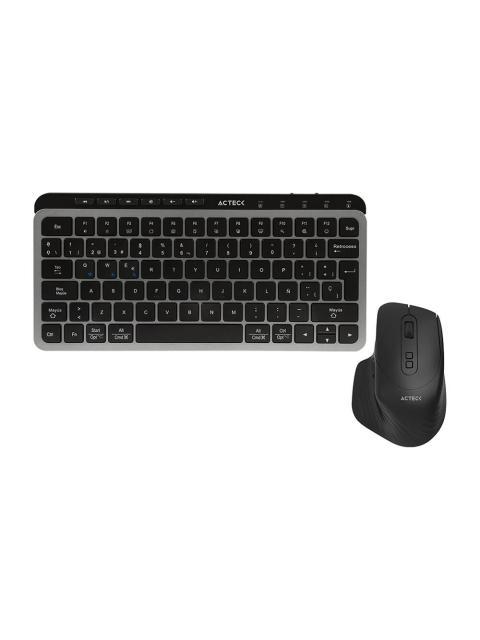 KIT DE TECLADO Y MOUSE ACTECK CREATOR KREA MK750 INALAMBRICO RF INALAMBRICO-BLUETOOTH NEGRO ESPANOL