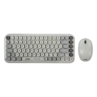 KIT DE TECLADO Y MOUSE ACTECK MK480 INALAMBRICO RF INALAMBRICO GRIS ESPANOL