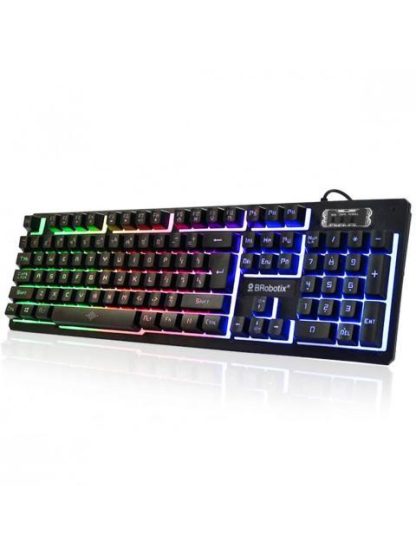 KIT DE TECLADO Y MOUSE BROBOTIX 458977 ALAMBRICO USB NEGRO - Image 2