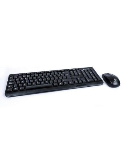 KIT DE TECLADO Y MOUSE INALAMBRICO NACEB TECHNOLOGY 112 TECLAS NEGRO NA426