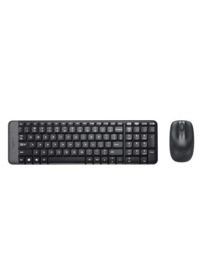 KIT DE TECLADO Y MOUSE LOGITECH MK220 INALAMBRICO USB NEGRO (ESPANOL) - Image 2
