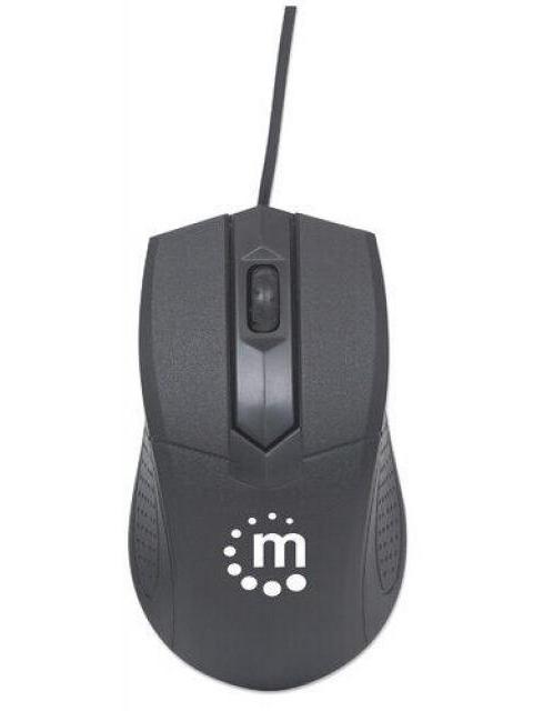 KIT DE TECLADO Y MOUSE MANHATTAN 178464 ALAMBRICO USB NEGRO (ESPANOL) - Image 3