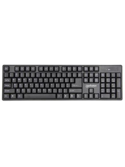 KIT DE TECLADO Y MOUSE MANHATTAN 178990 INALAMBRICO USB NEGRO (ESPANOL) - Image 4