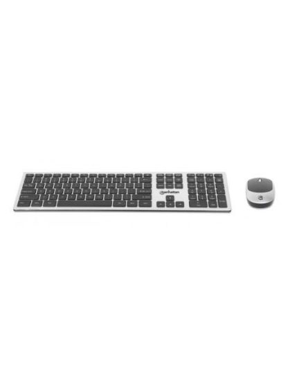 KIT DE TECLADO Y MOUSE MANHATTAN MWK7400 INALAMBRICO RF INALAMBRICO MULTICOLOR ESPANOL - Image 2