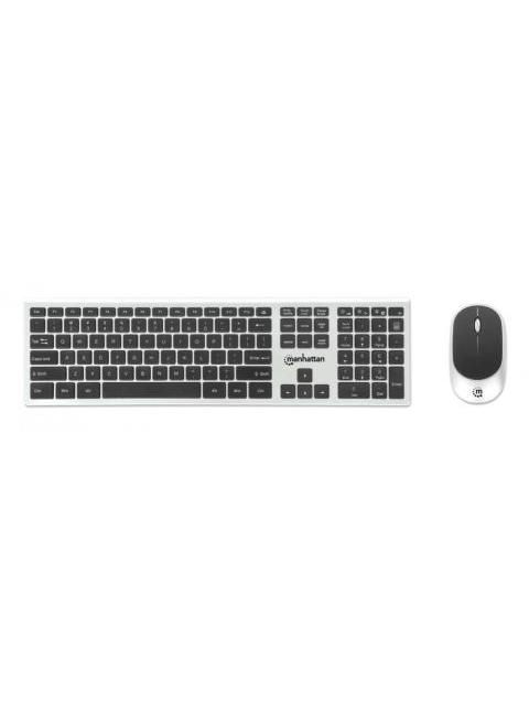 KIT DE TECLADO Y MOUSE MANHATTAN MWK7400 INALAMBRICO RF INALAMBRICO MULTICOLOR ESPANOL - Image 5