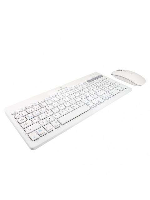 ?KIT DE TECLADO Y MOUSE PERFECT CHOICE PC-201380 INALAMBRICO BLUETOOTH BLANCO (ESPANOL) - Image 3
