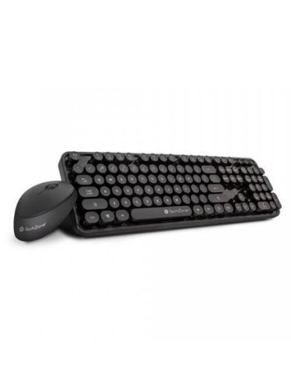 KIT DE TECLADO Y MOUSE TECHZONE TZ19COMB01-INA INALAMBRICO USB NEGRO - Image 2