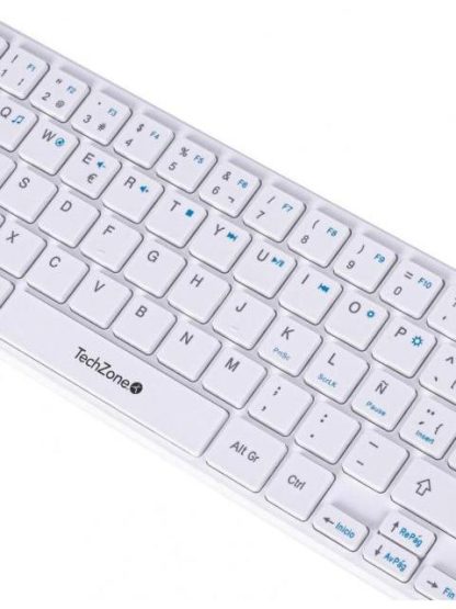 KIT DE TECLADO Y MOUSE TECHZONE TZACCBI04 RF INALAMBRICO USB BLANCO (ESPANOL) - Image 3
