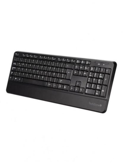 KIT DE TECLADO Y MOUSE TECHZONE TZCOMBINA07 RF INALAMBRICO USB NEGRO (ESPANOL) - Image 2