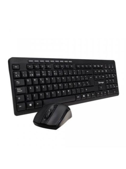 KIT DE TECLADO Y MOUSE VORAGO KM-304 INALAMBRICO USB NEGRO (ESPANOL) - Image 2