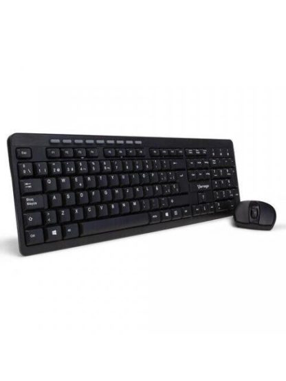 KIT DE TECLADO Y MOUSE VORAGO KM-304 INALAMBRICO USB NEGRO (ESPANOL) - Image 4