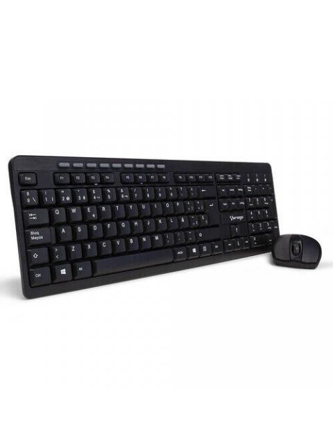 KIT DE TECLADO Y MOUSE VORAGO KM-304 INALAMBRICO USB NEGRO (ESPANOL) - Image 4